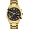 Guess Chronograph Gold Tone Watch 44mm
