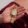 Guess Baguette Gold Tone Watch 39mm
