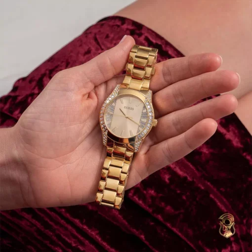 Guess Baguette Gold Tone Watch 39mm