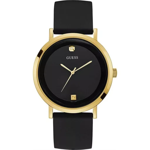 Guess Classic Diamond Silicone Watch 44mm