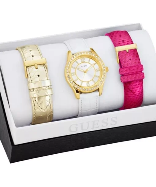 Guess Petite Pink Watch Set 37mm