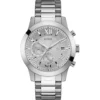 Guess Chronograph Silver Tone Watch 45mm