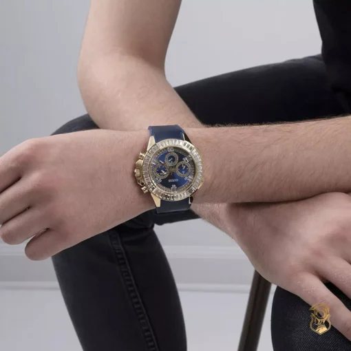 Guess Contender Gold Tone Watch 47mm