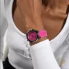Guess Corset Pink Tone Watch 38mm