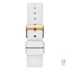 Guess Cut-thru White Tone Watch 40mm