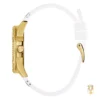 Guess Cut-thru White Tone Watch 40mm