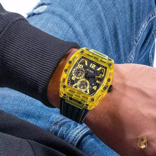 Guess Phoenix Yellow Tone Watch 41.5mm