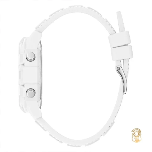 Guess Digital White Tone Watch 40mm