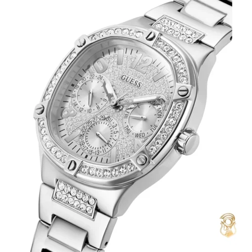 Guess Duke Silver Tone Watch 40mm