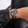 Guess Duke Silver Tone Watch 40mm