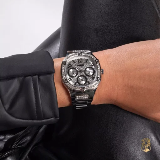 Guess Duke Silver Tone Watch 40mm