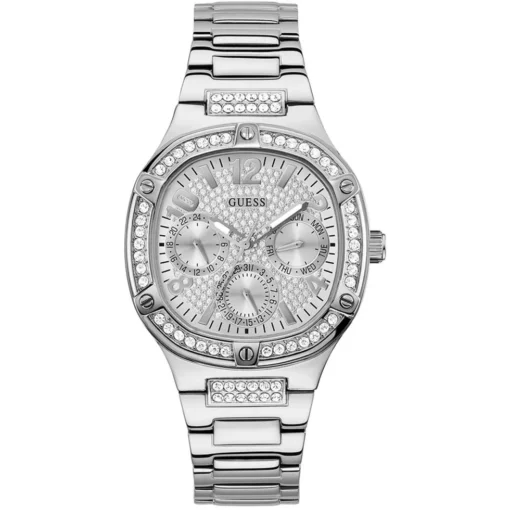 Guess Duke Silver Tone Watch 40mm