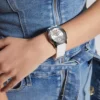 Guess Fantasia White Tone Watch 38mm