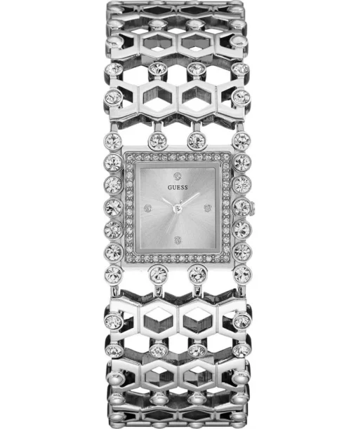 Guess Waterfall Silver Tone Watch 37mm