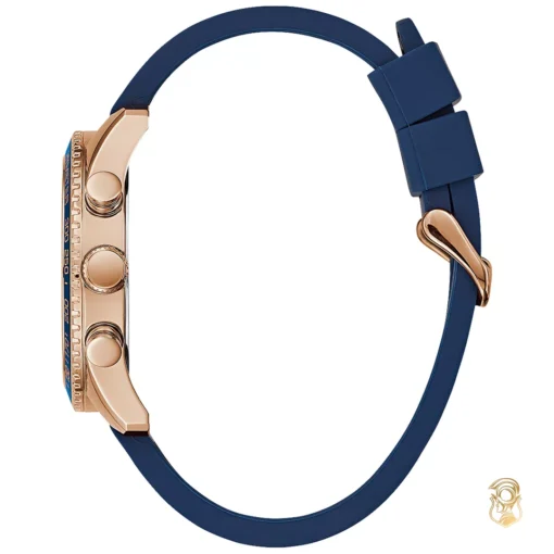 Guess Fleet Blue Rubber Watch 44mm