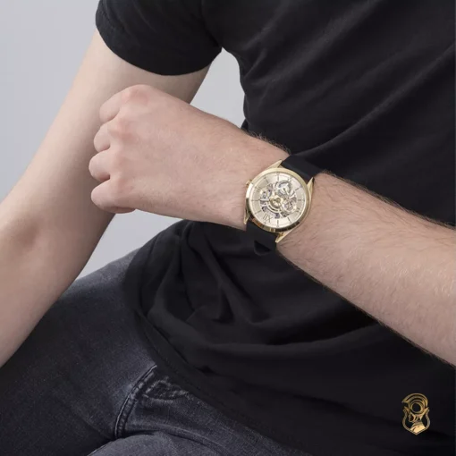Guess Fleet Gold Silicone Watch Set 42mm