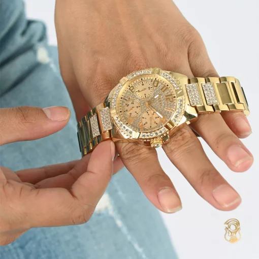 Guess Frontier Gold Tone Watch 40mm