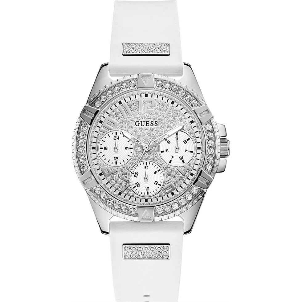 Guess Frontier White Tone Watch 40mm