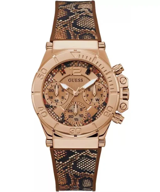 Guess G Cube Brown Tone Watch 38mm