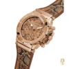 Guess G Cube Brown Tone Watch 38mm