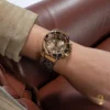 Guess G Cube Brown Tone Watch 38mm