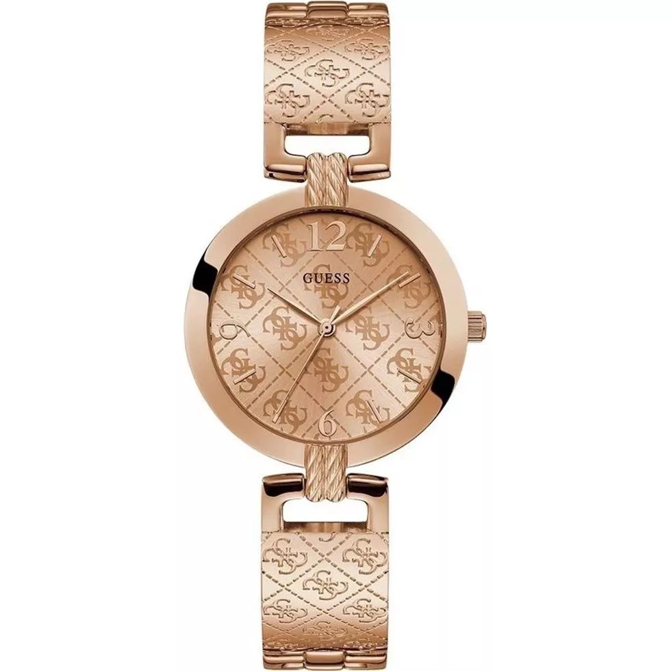 Guess Logo Rose Gold Watch 35mm