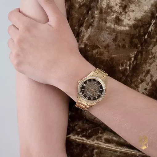 Guess Glitter Gold Tone Watch 38mm