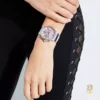 Guess Glitter Pink Tone Watch 40mm