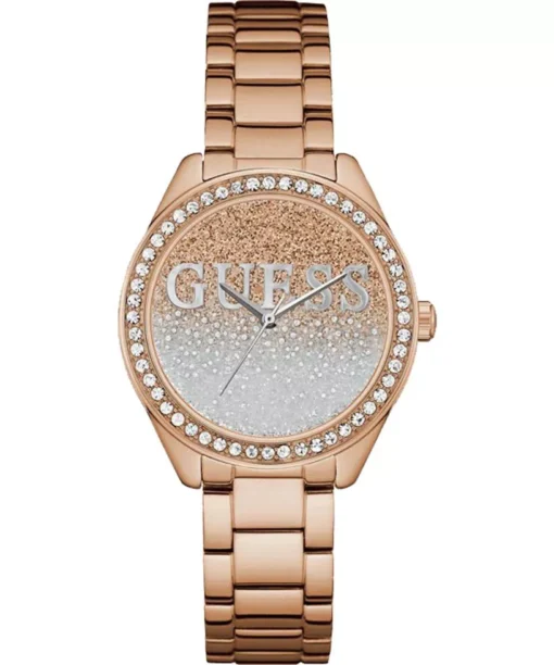 Guess Glitter Rose Gold Watch 36.5mm