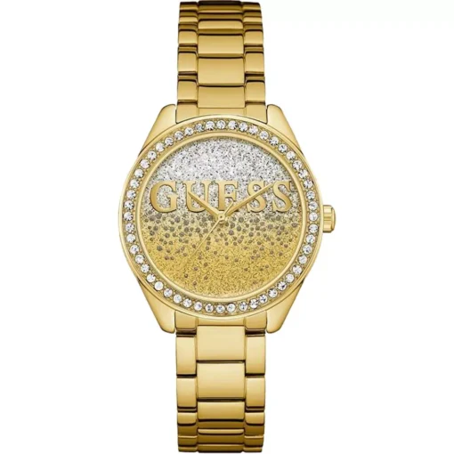 Guess Glitter Gold Tone Watch 36.5mm