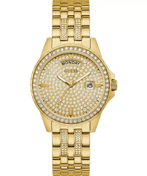 Guess Comet Gold Tone Watch 38mm