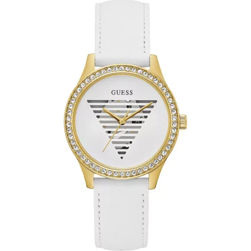 Guess Idol White Tone Watch 38mm