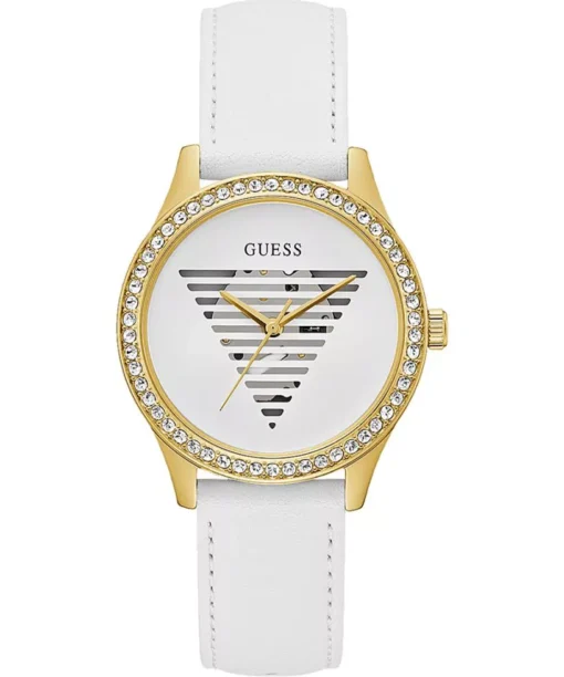Guess Idol White Tone Watch 38mm