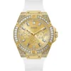 Guess Rigor Gold Tone Watch 47mm