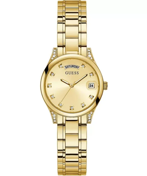 Guess Baguette Gold Tone Watch 31mm