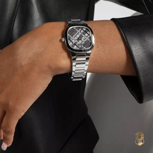 Guess Headline Silver Tone Watch 32mm