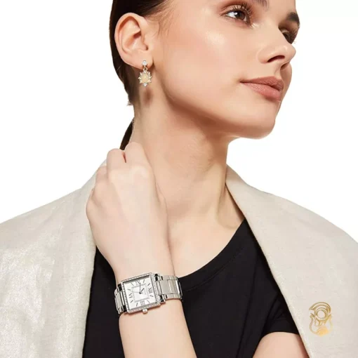 Guess Highline Silver Tone Watch 28mm