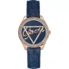 Guess Iconic Blue Denim Watch 37mm