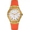 Guess Rigor Orange Tone Watch 39mm