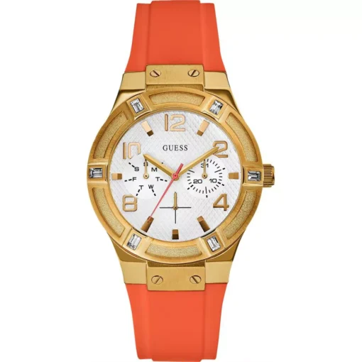 Guess Rigor Orange Tone Watch 39mm