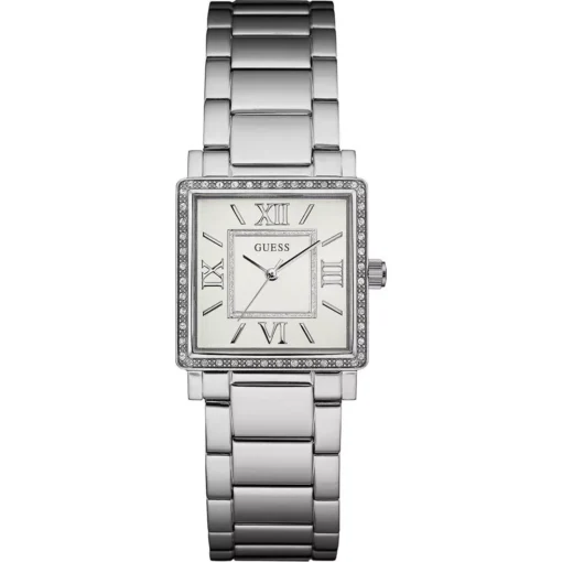 Guess Highline Silver Tone Watch 28mm
