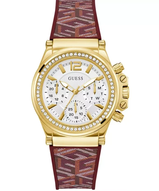Guess G Cube Red Tone Watch 38mm