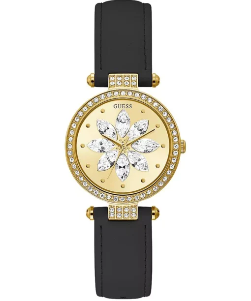 Guess Floral Black Tone Watch 32mm