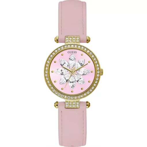 Guess Floral Pink Tone Watch 32mm