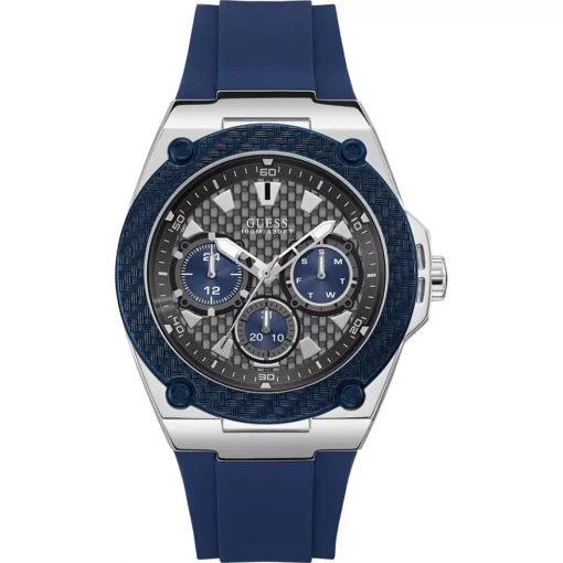 Guess Crescent Blue Tone Watch 45mm