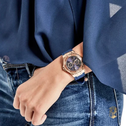 Guess Limelight Blue Silicone Watch 39mm