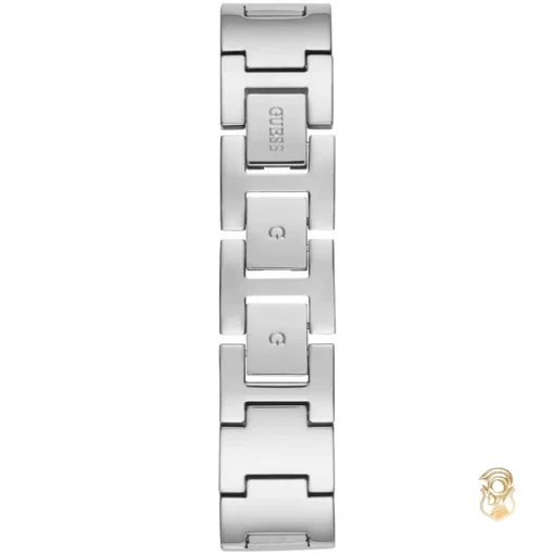 Guess Logo Tiled Silver Watch 36.5mm