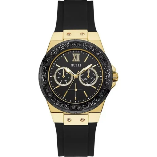 Guess Limelight Black Silicone Watch 39mm