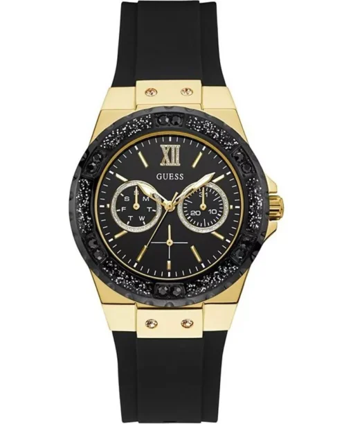 Guess Limelight Black Silicone Watch 39mm