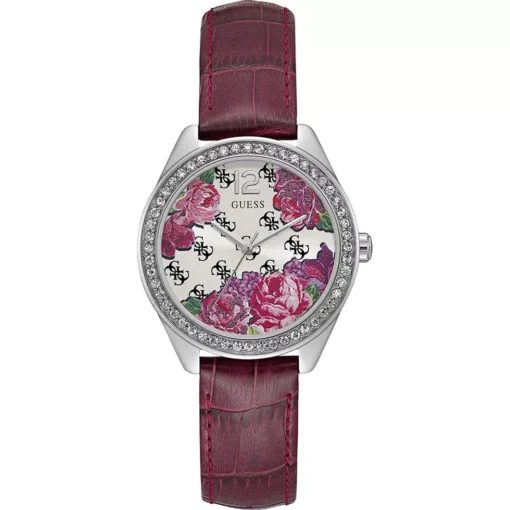 Guess Floral Swarovski Red Watch 36mm